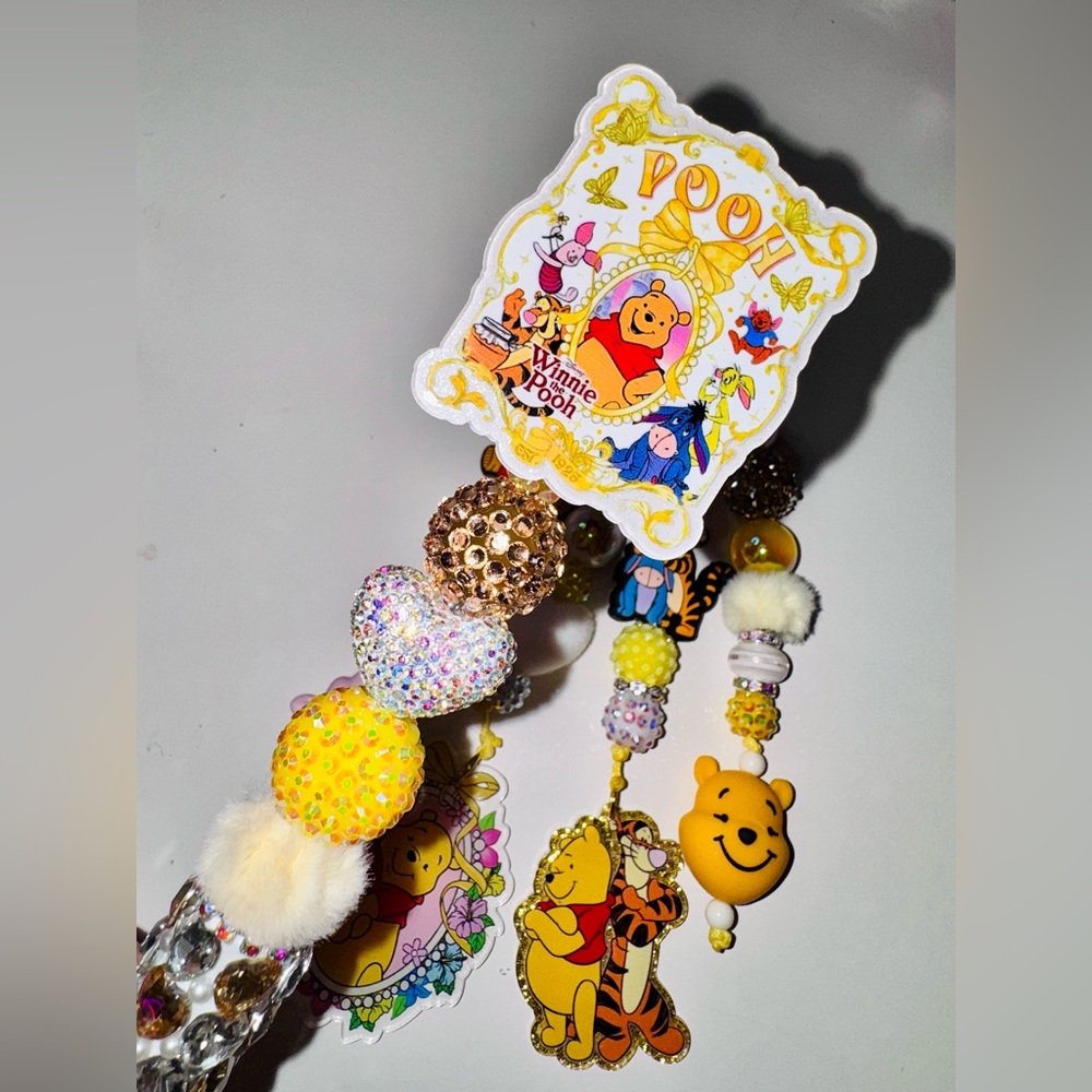 Pooh Junk Charm & Pen Set - Picture 3 of 5